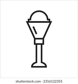 gardn lamp vector icon new line