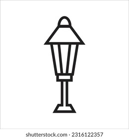 gardn lamp vector icon new line