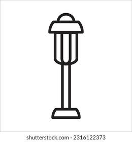 gardn lamp vector icon new line