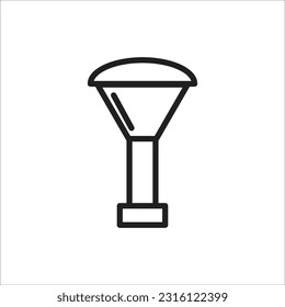 gardn lamp vector icon new line