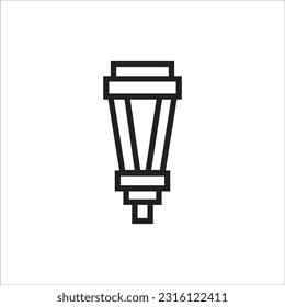 gardn lamp vector icon new line