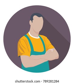 
Gardner Flat Colored Icon
