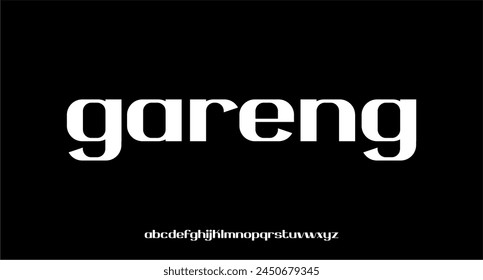 GARENG, LOWERCASE SERIF FONT VECTOR DISPLAY TYPEFACE