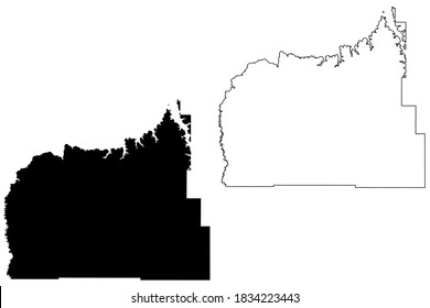 Garfield County, Montana (US County, Vereinigte Staaten von Amerika, USA, USA, USA), Karte, Vektorgrafik, Skizze Garfield map