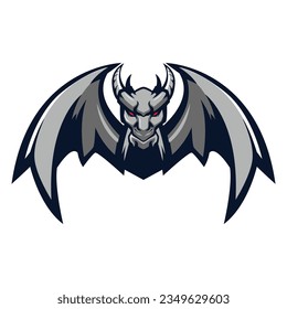 gargoyle bat mascot dragon monster symbol 2