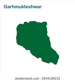 Garhmukteshwar village map, Hapur District,  Uttar Pradesh State, Republic of India, Government of  Uttar Pradesh , Indian territory, Eastern India, politics, village, tourism