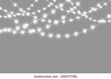 Garland, Christmas, lamp, lanterns, effect, highlight, brightness, hanging