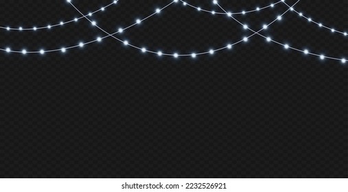 Garland, Christmas, lamp, lanterns, effect, highlight, brightness, hanging