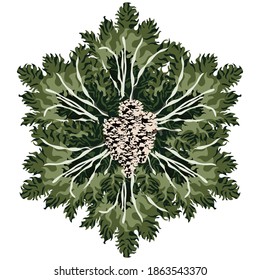 A garland is a decorative wreath of flowers, leaves, or other material. Garlands can be worn on the head or around the neck, hung on an inanimate object, or laid in a place of cultural.