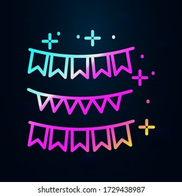 Garland, festival nolan icon. Simple thin line, outline vector of oktoberfest icons for ui and ux, website or mobile application