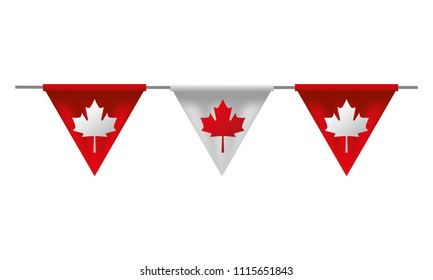 garland hanging of celebration canadian