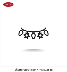  Garland Icon Flat.
