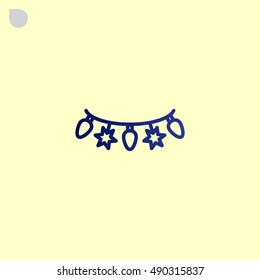  Garland Icon Flat.