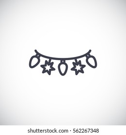  Garland Icon Flat.
