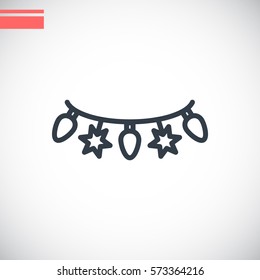  Garland Icon Flat.