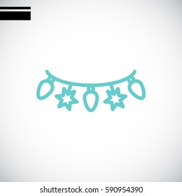 Garland Icon Flat.