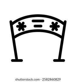Garland Icon Vector Symbol Design Illustration