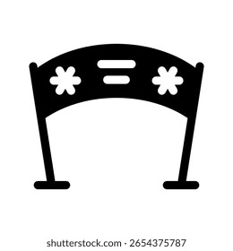 Garland Icon Vector Symbol Design Illustration