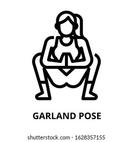 Garland icon for website, application, printing, document, poster design, etc.