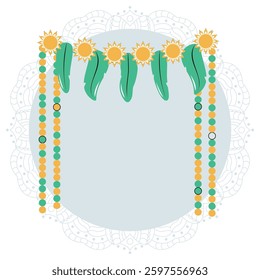 Garland with leaves, indian festival Ugadi