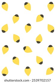 garland lights pattern. yellow lanterns