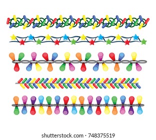 Garland New year vector