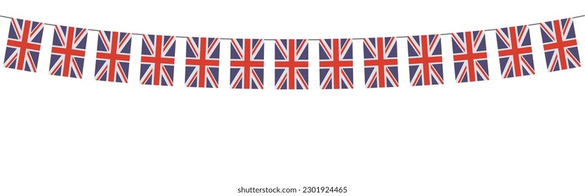 Garland with pennants from United Kingdom	