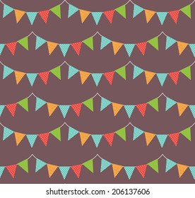 garland seamless pattern