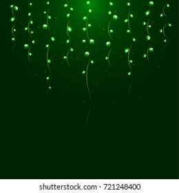 Garlands. Can be used in present cards, invitation to party, business cards, flyers, web design and etc.
