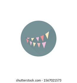 garlands colorful vector flat icon, garlands colorful vector flat icon, garlands colorful vector flat icon, 