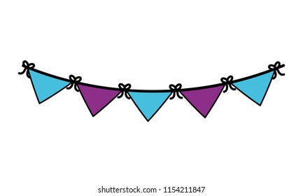 garlands hanging decorative icon