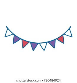 garlands hanging party decoration