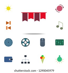 Garlands icon. color web icons universal set for web and mobile