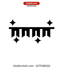 garlands icon or logo isolated sign symbol vector illustration - high quality black style vector icons
