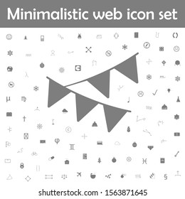 Garlands icon. Web, minimalistic icons universal set for web and mobile