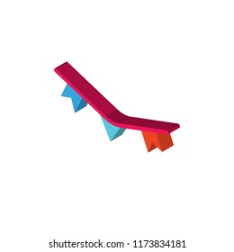Garlands isometric left top view 3D icon