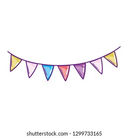 garlands party hanging icon