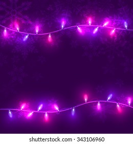  garlands  , vector