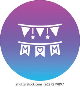 Garlands vector icon. Can be used for printing, mobile and web applications.