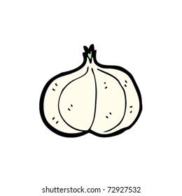 garlic bulb cartoon