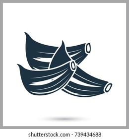 Garlic cloves simple icon