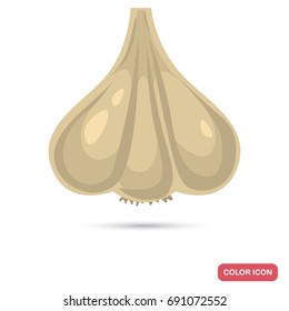 Garlic color icon for web and mobile design