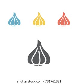Garlic flat icon