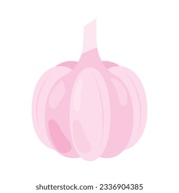 diseño aislado de iconos de vegetales frescos de ajo