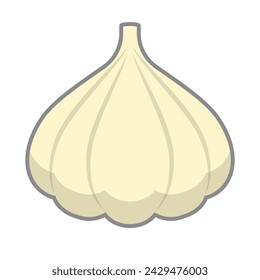 Garlic icon. Aromatic vegetable icon. Vector.