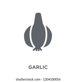Garlic icon. Garlic design concept from Fruit and vegetables collection. Simple element vector illustration on white background.