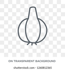 Garlic icon. Garlic design concept from Fruit and vegetables collection. Simple element vector illustration on transparent background.