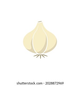 Design-Illustrationsvorlage für Knoblauchzeichen