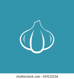 Garlic Icon. Eps-10.