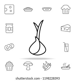 garlic icon. Food icons universal set for web and mobile